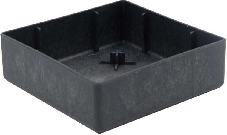 Flexi Element tálca 13 × 13 × 4 cm – műanyag betét megemelt ágyásokhoz és virágtartókhoz