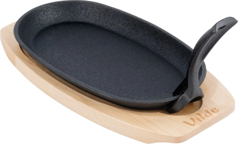 Masszív öntöttvas az egyenletes hőeloszlásért