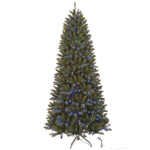 Mesterséges karácsonyfa 210 cm zöld smart LED multicolor - 1 db
