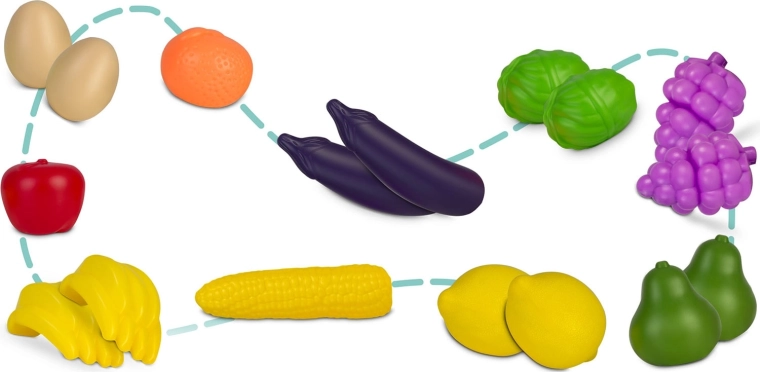 Gazdag élelmiszer- és kiegészítő készlet