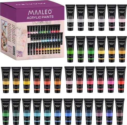 Maaleo akrilfestékek 36 × 20 ml