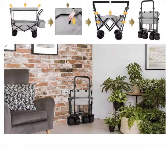 Másodpercek alatt összecsukható kialakítás