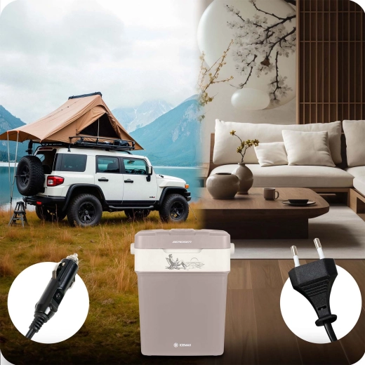 Dupla tápellátás 12 V/230 V otthonra és útra