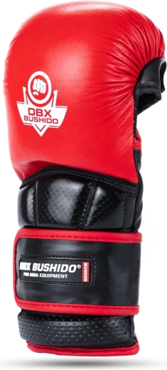 Prémium DBX BUSHIDO Warrior MMA kesztyű – piros