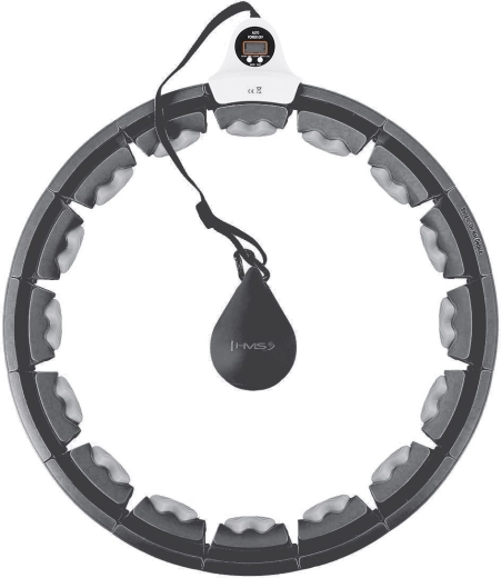 Masszázs okos hullahopp karika HMS súllyal és számlálóval