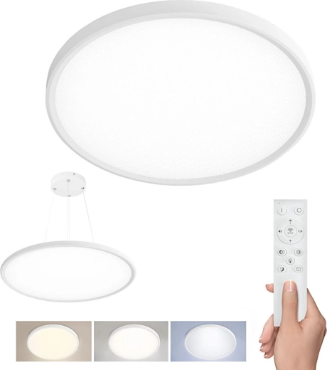 Solight LED mennyezeti lámpa Estela White UGR távirányítóval 40 W 4300 lm 50 cm