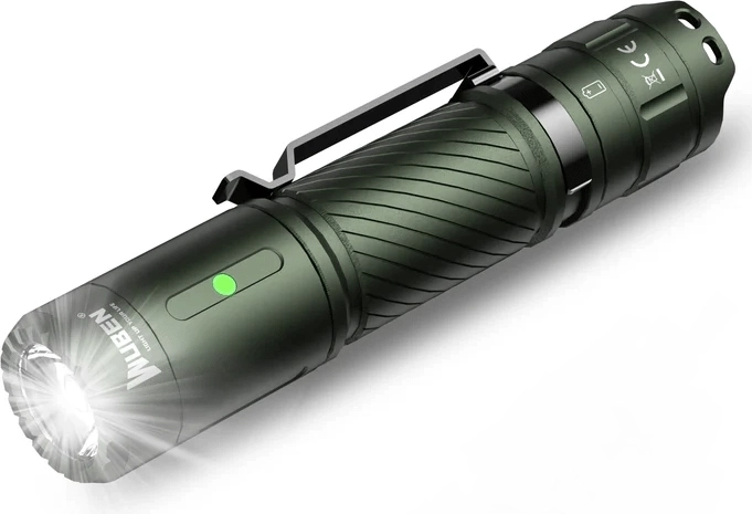 Wuben C3 zseblámpa Army Green 1200 lm, zöld