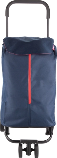 Gimi Twin New kék bevásárlókocsi kerekeken 50 l / 30 kg