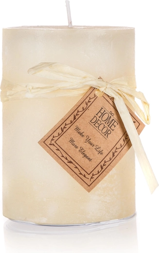 henger gyertya ivory 6,8 × 9,5 cm
