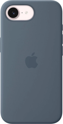 Szilikon tok MagSafe-fel iPhone 17e – tengerészkék