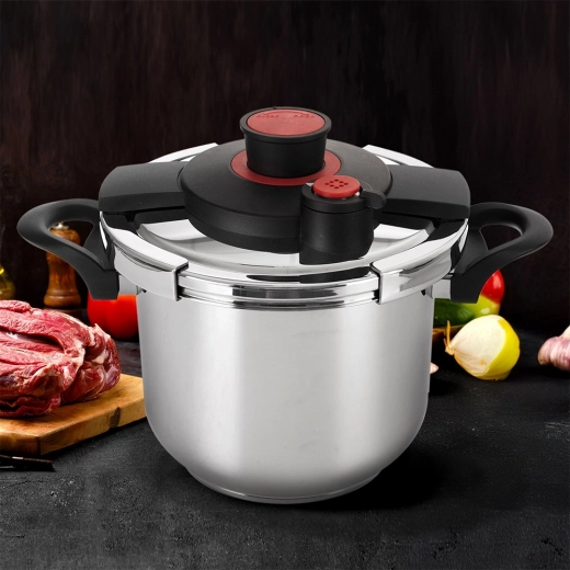 Két nyomásfokozat + gőz kiengedése