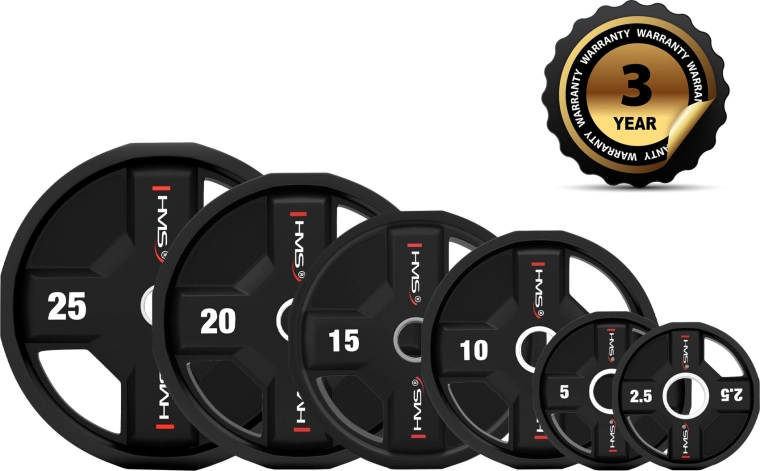 HMS olimpiai poliuretán tárcsa 15 kg