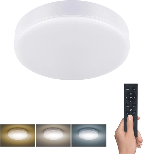 Solight LED lámpa Lecce távirányítóval 36 W 30 cm fehér