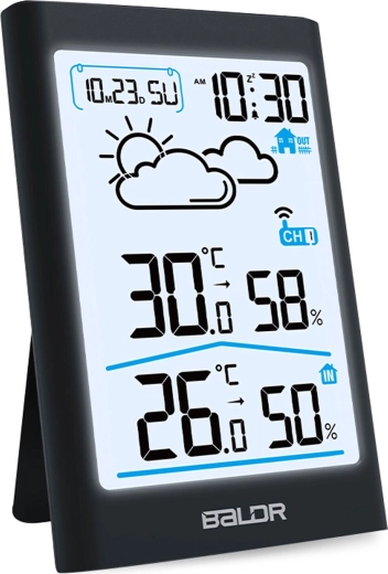 Áttekinthető, háttérvilágítású LCD kijelző