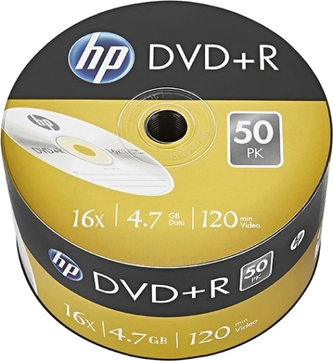 HP DVD+R 16× 4,7 GB, 50 db csomag