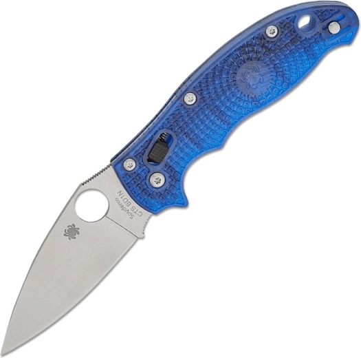 Spyderco Manix 2 Lightweight zsebkés áttetsző kék