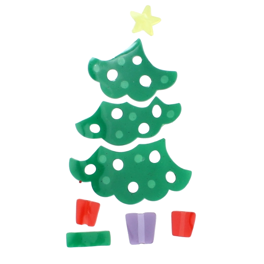 Fenyőfa, csillag és ajándékok