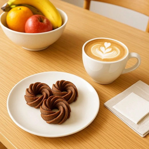 Stílusos tálalás kávéhoz és reggelihez