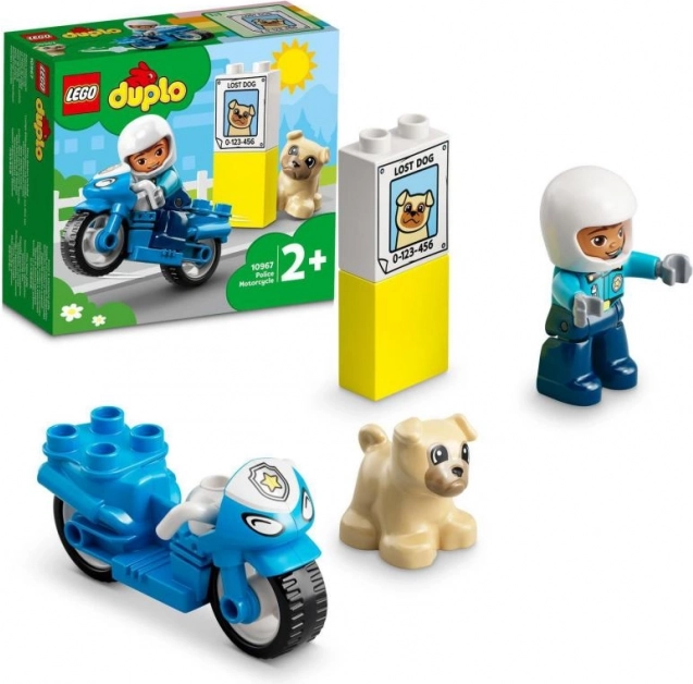 Rendőrmotor LEGO DUPLO