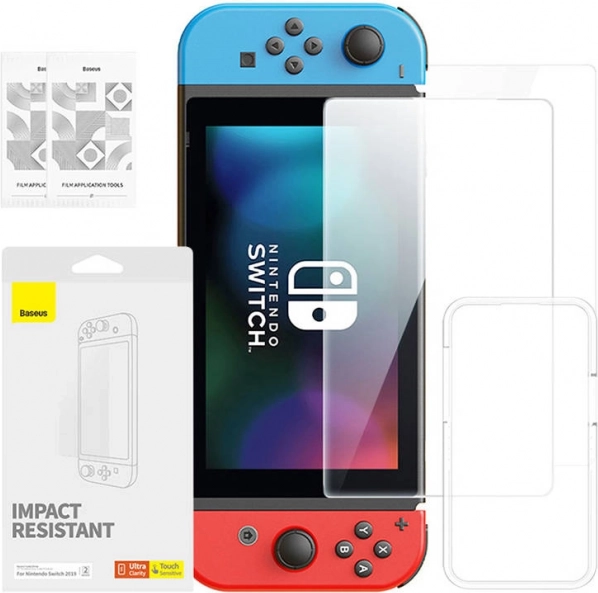 Baseus edzett üveg képernyővédő Nintendo Switchhez (2019)