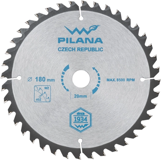 PILANA fűrészlap 180 mm, 40 fog, WZ, SK