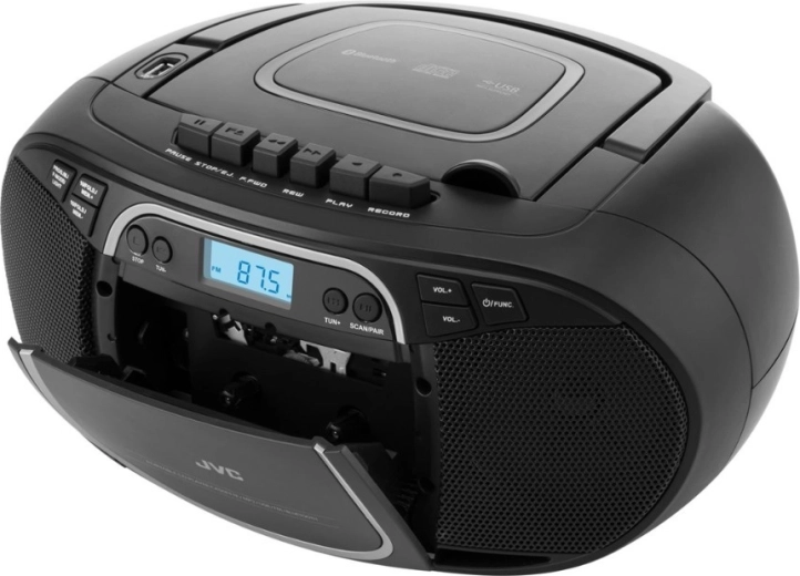 Kazettás magnó és FM rádió memóriával