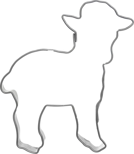 Rozsdamentes acél bárány alakú kiszúró