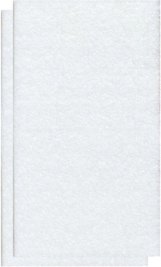 Öntapadó filc bútoralátétek 100 × 60 mm, fehér, 2 db