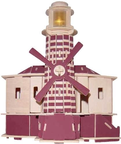 Fa 3D Puzzle Világítótorony