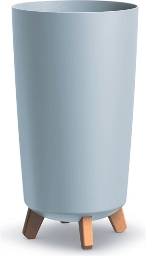 Gracia Tubus Slim virágcserép 24 cm világosszürke