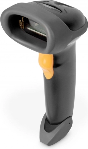 Kézi vonalkód olvasó USB csatlakozással és állvánnyal