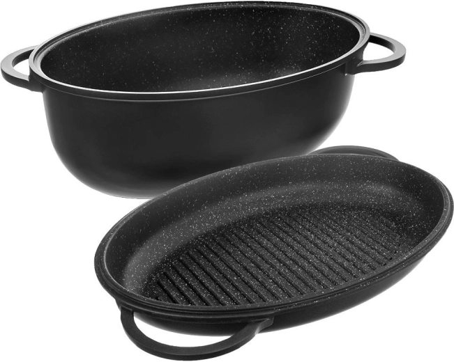 Kompatibilis indukcióval és sütőben 230 °C-ig