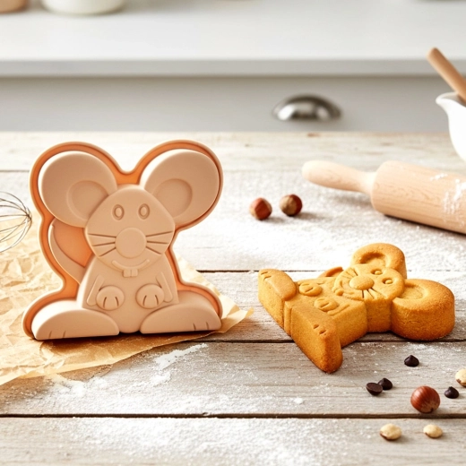 Látványos egér a sütőből és a hűtőből