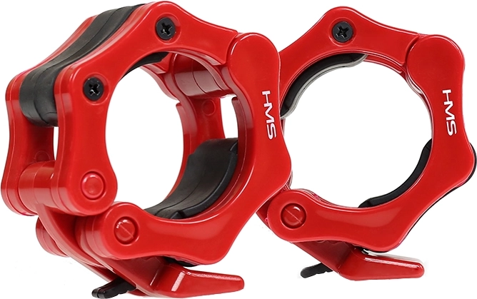 Piros HMS olimpiai rúd zárak 50 mm