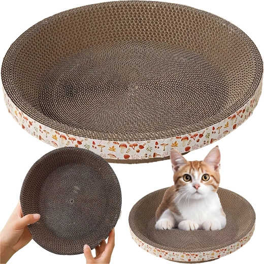 Két funkció egyben: kaparó és fekhely