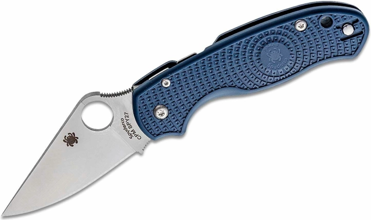 Könnyű zsebkés Spyderco Para 3 Lightweight, CPM-SPY27, szatén penge, kobaltkék FRN