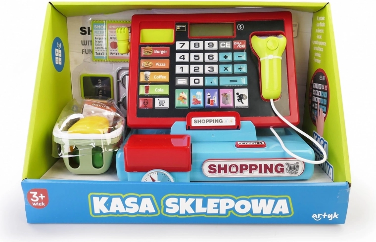 Pénztárgép szkennerrel és mérleggel