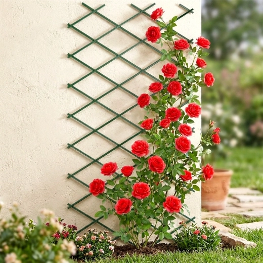 Elegáns támasz rózsákhoz és más kúszónövényekhez