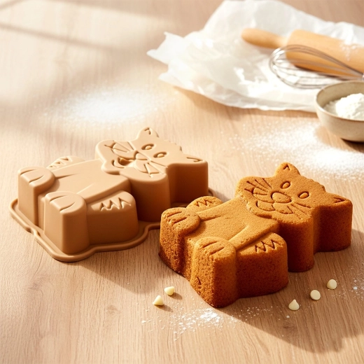 Látványos 3D macskaforma