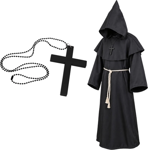 Glimz szerzetes jelmez Halloweenre