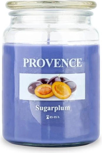 Illatgyertya üvegben PROVENCE szilva 95 óra