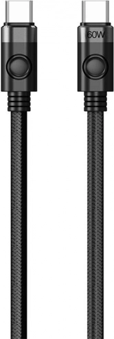 Orico USB‑C–USB‑C töltőkábel 60 W, fekete