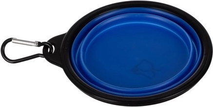 Utazó szilikon tál 350 ml karabinerrel