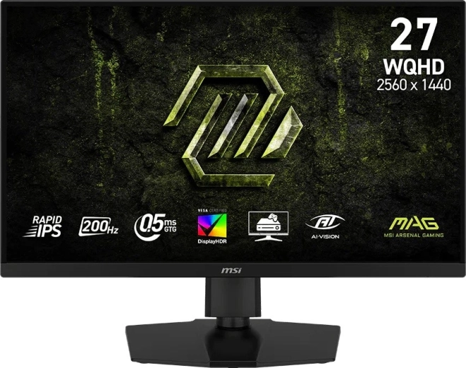 27" WQHD 200 Hz MAG 274QPF E20 monitor, fekete
