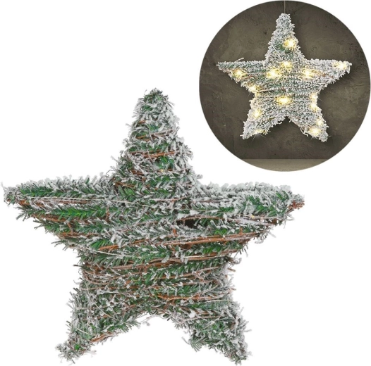 Hóhatás a fonott kereten