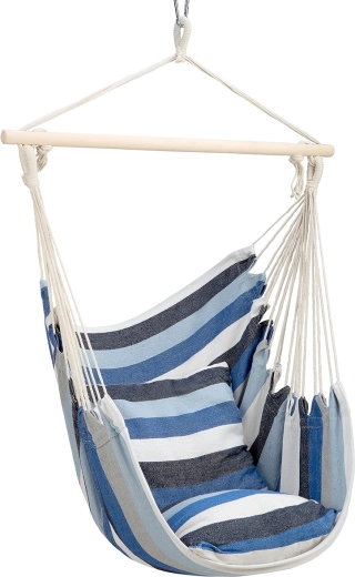 Függő brazil fotel kék