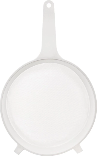 Fehér finom műanyag szűrő 25 cm