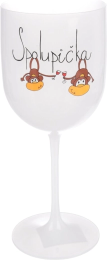 SpoluPička átlátszó borospohár 440 ml