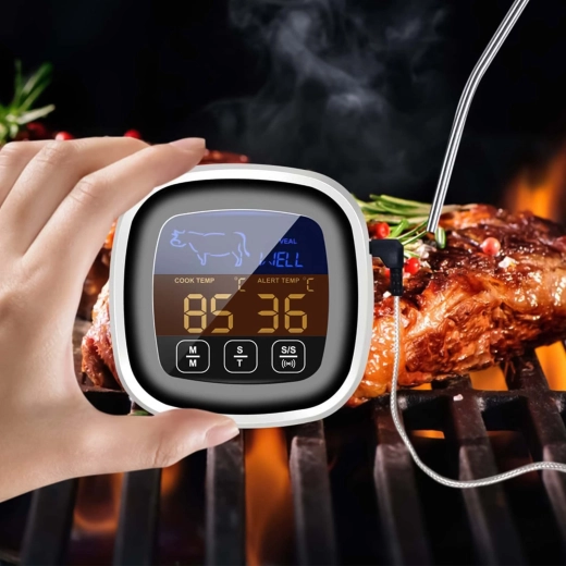 Pontos hőmérsékletmérés sütésnél és grillezésnél