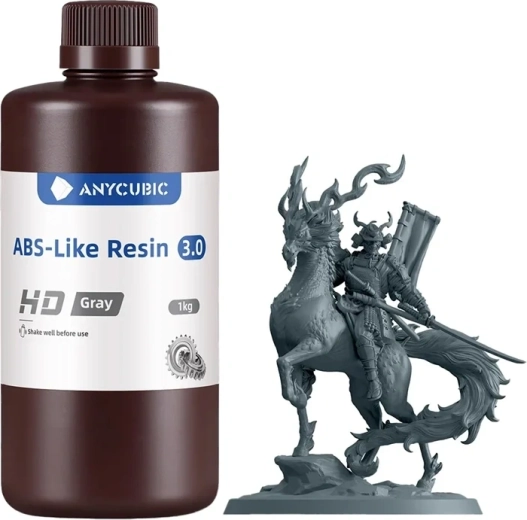 Anycubic abs-szerű gyanta 3.0 szürke - 1 db